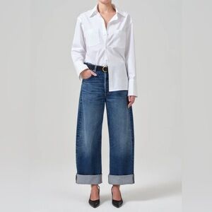 Citizens Of Humanity Ayla Cuffed Crop Jeans